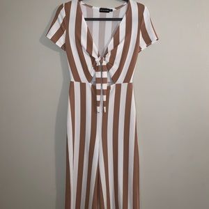 Striped Jumpsuit